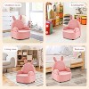 Costway Kids Sofa Toddler Armchair Chair with Solid Sturdy Wood Construction Plush Fabric - image 4 of 4