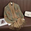 Anna-Kaci Autumn Winter Vintage Faux Cashmere Tassel Shawl Wrap with Soft Breathable Weave - 71IN×27IN - 3 of 3