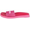 bebe Women's Casual Pool Slide Sandals with Translucent Upper and Logo Patch - 3 of 4