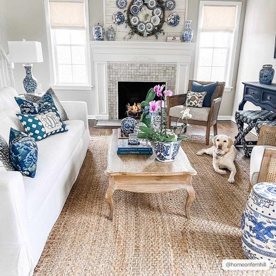 Handmade Natural Jute Braided Rectangle Rug 3'6" x 5'6"