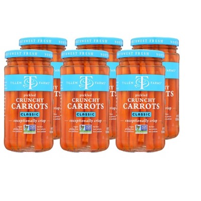 Tillen Farms Pickled Crunchy Carrots - Case of 6/12 oz