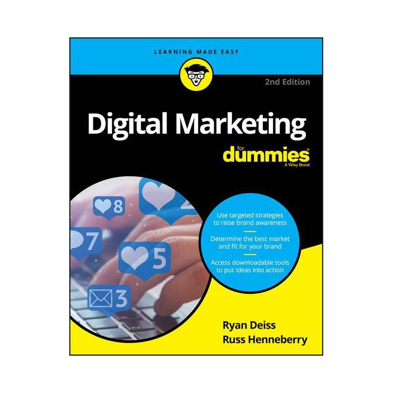 Digital Marketing for Dummies - 2nd Edition by  Ryan Deiss & Russ Henneberry (Paperback), 1 of 2