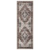 Area Rugs for Living Room Bedroom Washable Vintage Distressed Print Pattern Medallion Carpet Non-Slip Low Pile Rug - 3 of 4
