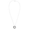 Dicksons Faith Hope and Love Endless Script Women's 16-18 Inch Silver Tone Metal Plated Mobius Triangle Necklace in Jewelry Box with Sentiment Card - 2 of 4