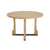 Christopher Knight Home Andrew 48" Rustic Criss Cross Frame Round Dining Table Natural Oak - 4 of 4
