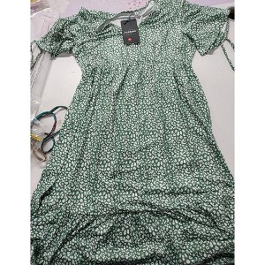 Wrap Midi Dresses A-Line Flare Casual Short Dresses - 1 of 1