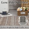 Coolmee Washable Modern Rug Abstract Multi Print Overdyed Indoor Mat Contemporary Non-Slip Carpet for Kitchen Laundry Bedroom Living Room - 3 of 4