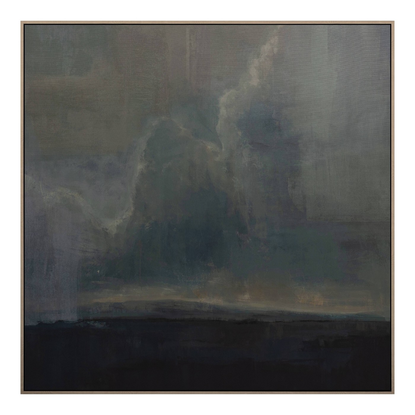 36" x 36" Moody Landscape Framed Wall Art by Threshold x Studio McGee
