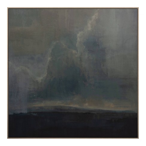 36" x 36" Moody Landscape Framed Wall Art - Threshold™ designed with Studio McGee - image 1 of 4