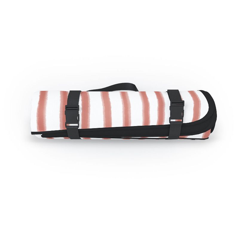 Emanuela Carratoni Old Pink Stripes Picnic Blanket - Deny Designs, 2 of 4