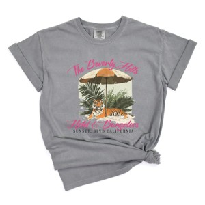 Simply Sage Market Beverly Hills Hotel Tiger Garment Dyed Tee - 1 of 4