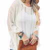 Women's Distressed Effect Lightweight Knit Top - And The Why M/L - 4 of 4
