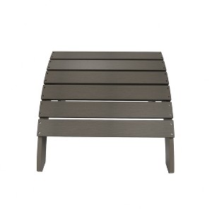 WestinTrends Outdoor Patio All-weather Modern Folding Ottoman - 1 of 3