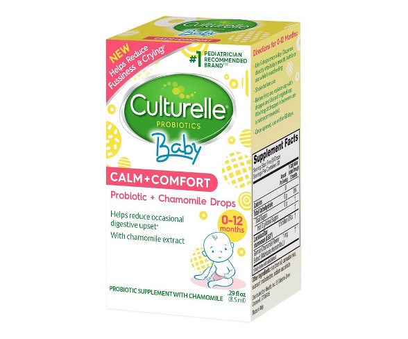 Culturelle Baby Calm + Comfort, Probiotic + Chamomile Drops - 0.29 fl oz