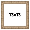 PosterPalooza | 13x13 Modern Bamboo Picture Frame, UV Acrylic, 5 Finishes - 2 of 4