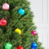 9ct 90mm Christmas Thread Wrapped Ornament Set Yellow/Pink/Green/Blue/Red - Wondershop™ - 2 of 3