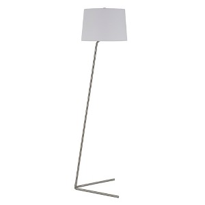 Hudson and Canal Tilted Floor Lamp with Fabric Shade - 1 of 4