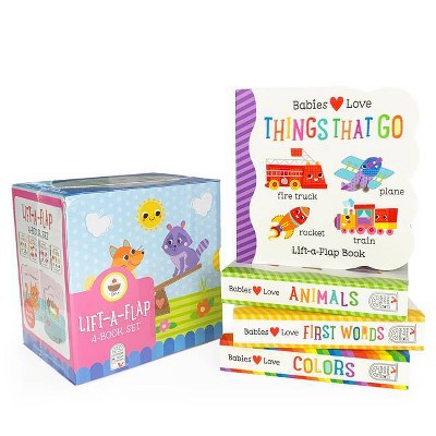 Babies Love Learning - (Lift a Flap Boxed Set) by  Scarlett Wing & Michelle Rhodes-Conway (Board Book)