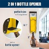 McKay Metal Can Crusher, Heavy-Duty Wall-Mounted Smasher for Aluminum Seltzer, Soda, and Bottles for Recycling - 12 oz and 14 oz Sizes - 3 of 4