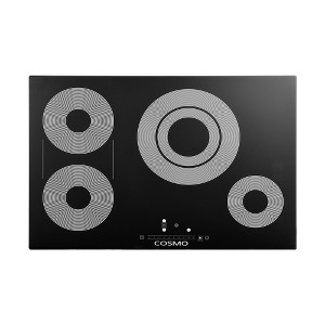 Cosmo COS-304TBECC 30 in. Electric Ceramic Glass Cooktop, 4 Burners, Triple Zone Element, Sync Burners, Hot Surface Indicator Light and Touch Controls - 1 of 4