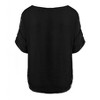 Women's Wo's V-Neck Satin Top - naked zebra - 2 of 2