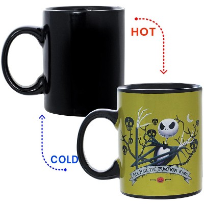 Seven20 Nightmare Before Christmas Jack Skellington All Hail King Jack 11oz Heat Reveal Mug