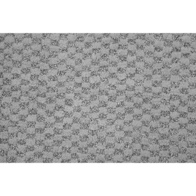 Platinum Gray Nylon Washable Bath Rug Runner