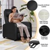 Yaheetech Set of 2 Modern PU Leather Recliner Sofas for Living Room, Bedroom - 4 of 4