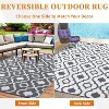 Outdoor Rugs, Waterproof Floor Mat for Patio, Plastic Reversible Outside Rug Portable Straw Rug for Camping Tent RV & Balcony - 3 of 4