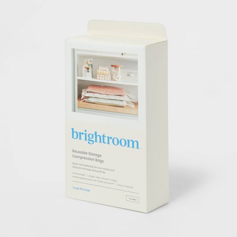 L 3pc Compression Bags Clear - Brightroom™
