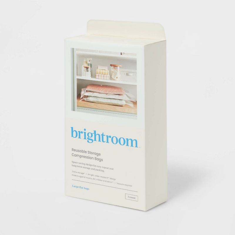 Large 3pc Compression Bags Clear - Brightroom&#8482;, 1 of 6