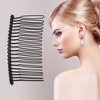 Unique Bargains No Slip Classic Hair Side Combs Accessories Metal 4 Pcs - 3 of 4