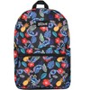 Disney Lilo & Stitch Tropical Leaves Pineapple 17" Travel Laptop Backpack Black - 2 of 4