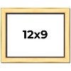 PosterPalooza | Photo Size Simple Gold Picture Frame - UV Acrylic, Foam Board Backing, Hanging Hardware - 2 of 4