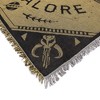 Disney Star Wars Tapestry Blanket Mandalorian Warriors Mythosaur Woven Throw 48" x 60" Multicolored - 3 of 4