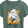 Women's - Disney - Rapunzel The Artist Short Sleeve Graphic T-Shirt - 2 of 4