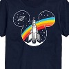 Men's - Disney - Mickey Retro Space Logo Short Sleeve Graphic T-Shirt - 2 of 4