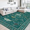 Insect Washable Soft Runner Rug Non-Slip Stain Resistant for Kitchen Hallway Nursery, Ultra-Thin Design - 4 of 4