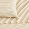 Microfiber Striped Sheet Set - Isla Jade - 3 of 4
