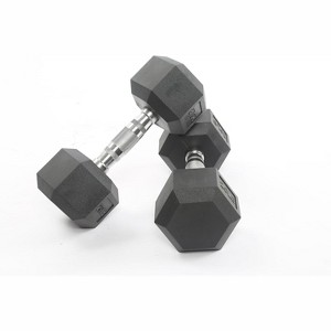 Coucheta Hex Dumbbell Set, Rubber Encased Exercise & Fitness Dumbbells for Home Gym, Hand Weights for Strength Training, in Multiple Weights - 1 of 3