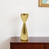 HomeRoots 6" Gold Stainless Steel Tabletop Taper Candlestick - 2 of 4
