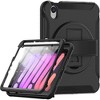 SAHARA - Apple iPad mini (A17 Pro) and Apple iPad mini (6th Generation 2021) Raider Series Heavy-Duty Hand Strap Case - Black - 4 of 4