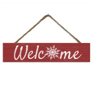 Creative Products Welcome Snowflake 17 x 3.5 Outdoor/Indoor Hanging Sign - 1 of 1