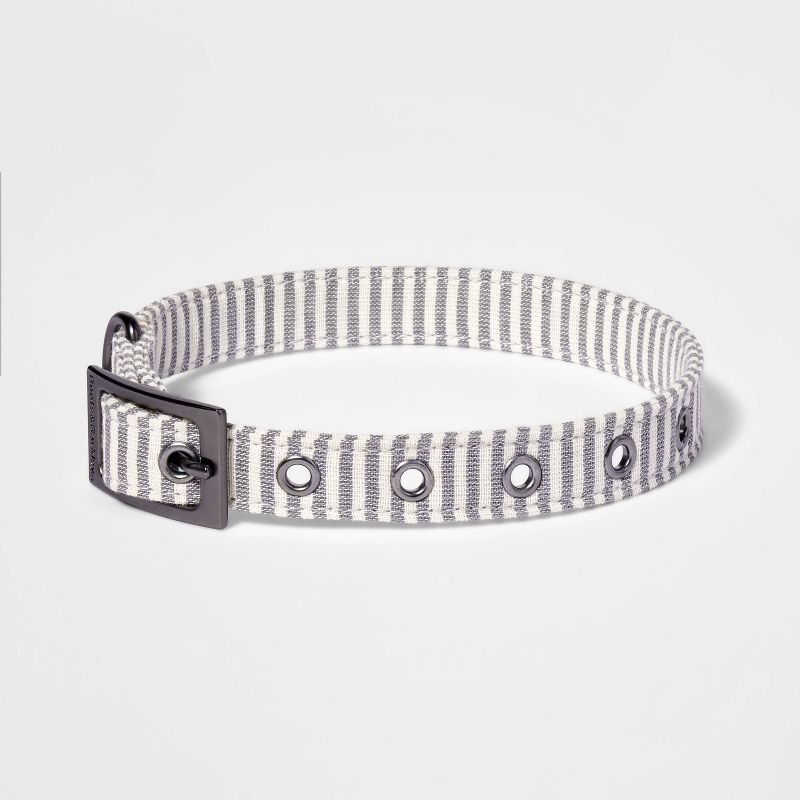 Striped Fashion Dog Collar with Pin Buckle - Boots & Barkley™, 3 of 5