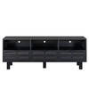 XIYUYEU TV Stand American Country Style TV Console Media Console with toughened glass door panel - 2 of 4