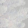 National Tree Company 6' White Iridescent Tinsel Artificial Christmas Tree with Metal Stand - 2 of 4