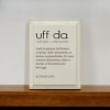 Slickblue Uff Da Wood Sign, Solid Knotty Pine, 9x12 Wall Decor, Rustic Scandinavian Style, Color Options - 2 of 3