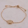 Humble Chic NY Simulated Druzy Chain Bracelet for Women - Boho Stackable Adjustable Bolo Slider Bracelet - 4 of 4