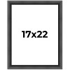 PosterPalooza | Refined Black Picture Frame - UV Acrylic, Foam Board Backing, Hanging Hardware - 2 of 4
