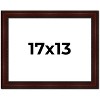 PosterPalooza | Distressed Brown Picture Frame - UV Acrylic, Backing Board, Hanging Hardware Included - 2 of 4